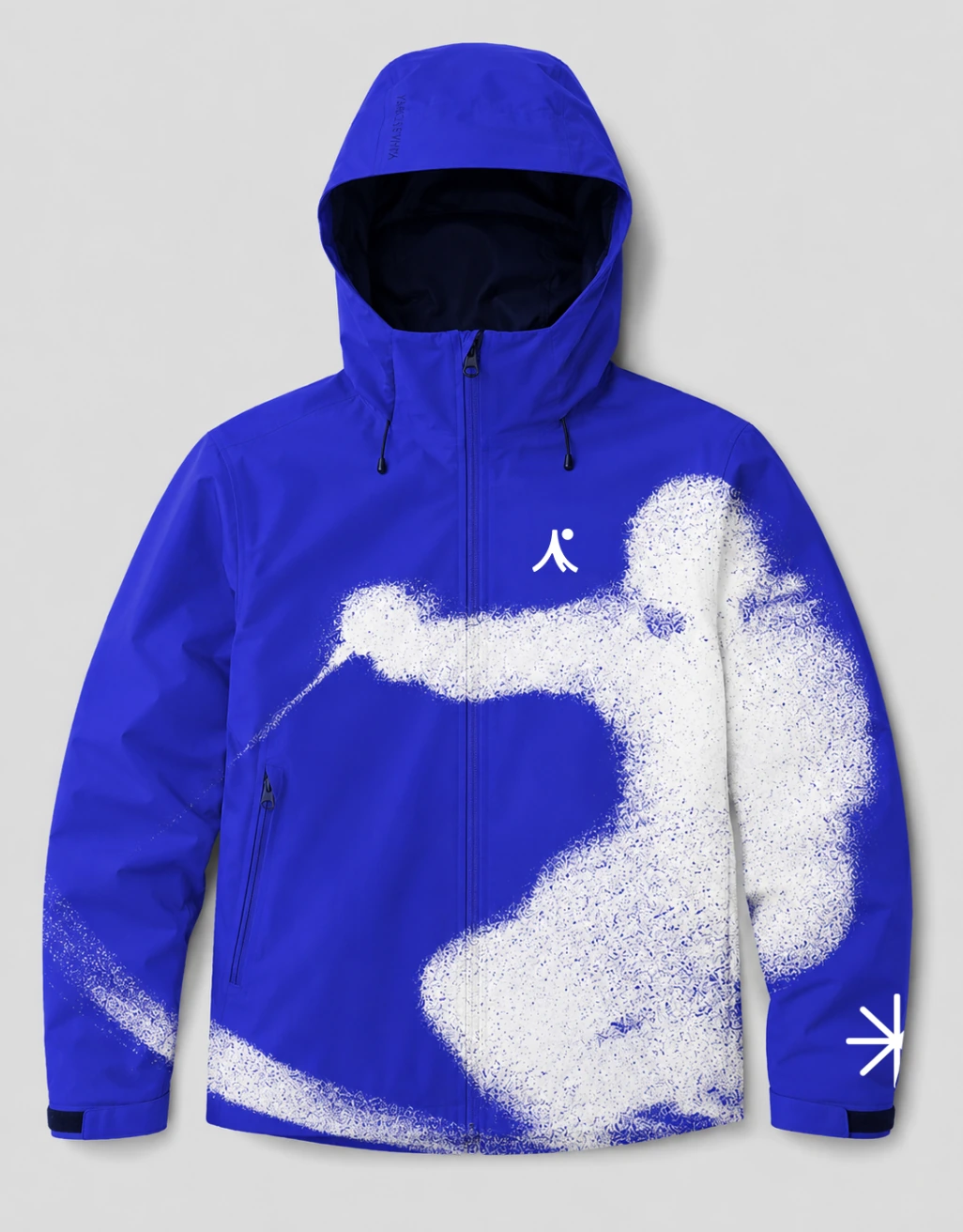 Blauer Steinboc Hoodie
