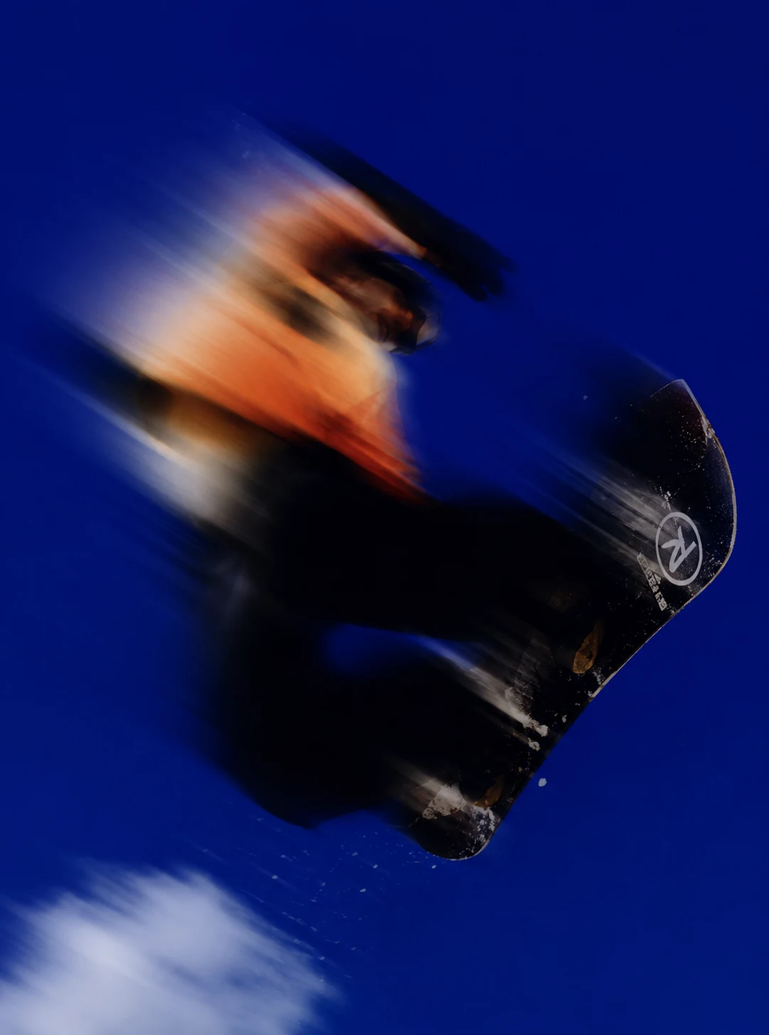 Steinboc Snowboard-Bewegung