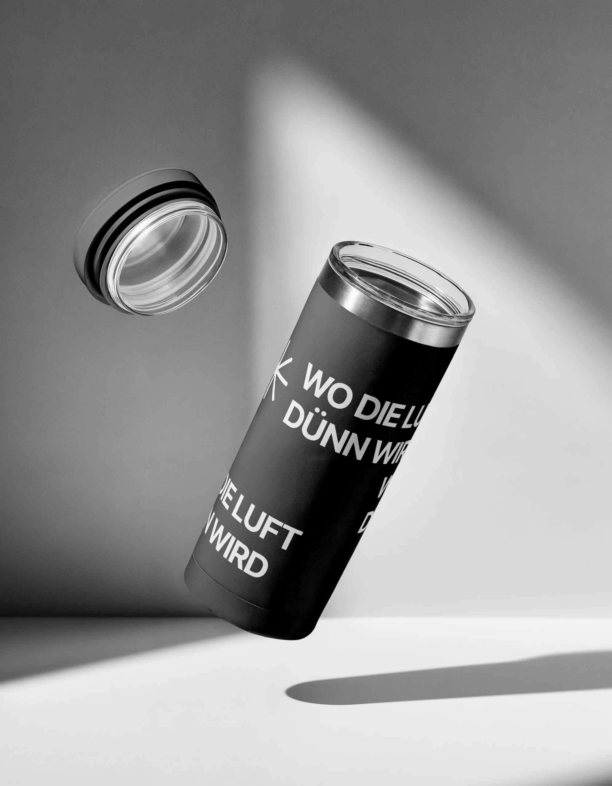 Schwarze Steinboc Dose